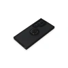 Galaxy S24 Ultra Kılıf Montreal Yüzüklü  Kapak - Siyah