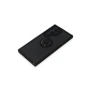 Galaxy S24 Ultra Kılıf Montreal Yüzüklü  Kapak - Siyah