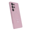 Galaxy S24 Ultra Regal Magsafe Standlı Kapak - Açık Pembe