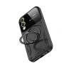 Galaxy S25 Edge Kılıf Joy Lens Standlı Kapak - Siyah