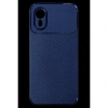 Galaxy Xcover 7 Kılıf Auto Fus Karbon Kapak - Lacivert