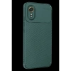 Galaxy Xcover 7 Kılıf Auto Fus Karbon Kapak - Yeşil