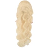 Gerçek Front Lace Daalı Platin Tül Peruk / 80/85cm
