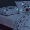 Glow Parlayan Çift Kişilik Nev Takımı Charm Kırmızı