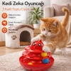 Hacıyatmaz Kedi Oyuncağı 3 Katlı Toplu Zeka Oyuncağı 20x21 cm – Devrilmez Interaktif  Oyuncağı