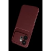 Huawei Honor 600 Auto Fus Karbon Kapak - Bordo