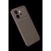 Huawei Honor 600 Auto Fus Karbon Kapak - Gri