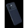 Huawei Honor 600 Auto Fus Karbon Kapak - Lacivert