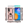Huawei P Smart 2021 Kılıf Sofya Yüzüklü  Kapak - Rose