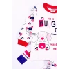 Hungry Desenli Kız Çuk Pijama Takımı
