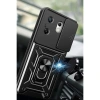 İnfinix Zero 30 4g Kılıf Pars Lens Yüzüklü  - Kırmızı