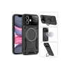 İphone 11 Kılıf Joy Lens Standlı Kapak - Mor