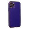 İphone 11 Pro Kılıf Co Deri  Kapak - Mor