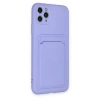 İphone 11 Pro Max Kılıf Kelvin Kartvizitli  - Lila