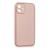 İphone 12 Kılıf Co Deri  Kapak - Pembe