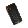İphone 12 Kılıf Co Karbon Standlı Kapak - Siyah