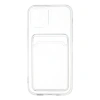 İphone 12 Kılıf Kart Şeffaf  - Şeffaf