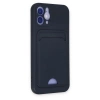 İphone 12 Kılıf Kelvin Kartvizitli  - Lacivert