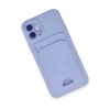 İphone 12 Kılıf Kelvin Kartvizitli  - Lila
