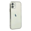 İphone 12 Kılıf  Lensli  - Gümüş