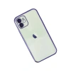 İphone 12 Kılıf  Lensli  - Mor
