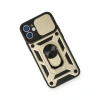 İphone 12 Mini Kılıf Pars Lens Yüzüklü  - Gold