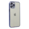 İphone 12 Pro Kılıf  Lensli  - Mor