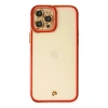 İphone 12 Pro Kılıf Liva Lens  - Kırmızı