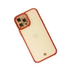 İphone 12 Pro Kılıf Liva Lens  - Kırmızı