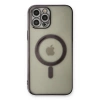 İphone 12 Pro Kılıf Magneticsafe Lazer  - Siyah