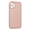İphone 12 Pro Max Kılıf Co Deri  Kapak - Pembe