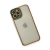 İphone 12 Pro Max Kılıf Liva Lens  - Yeşil