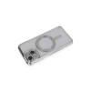 İphone 13 Kılıf Joke Simli Magneticsafe Kılıf - Gümüş
