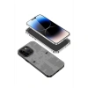 İphone 13 Pro Kılıf Mekanik Bumper Kapak - Derin Mor