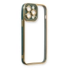 İphone 13 Pro Max Kılıf Liva Lens  - Yeşil