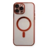 İphone 13 Pro Max Kılıf Magneticsafe Lazer  - Kırmızı