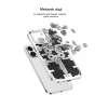 İphone 13 Pro Max Kılıf Mekanik Bumper Kapak - Derin Mor