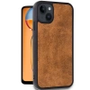İphone 14 Kılıf Aras Deri Kapak - Taba