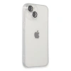 İphone 14 Kılıf Luko Lens  - Gümüş