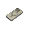 İphone 15 Kılıf Joke Simli Magneticsafe Kılıf - Gri