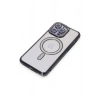 İphone 15 Pro Kılıf Joke Simli Magneticsafe Kılıf Renk: Siyah