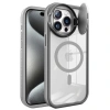 İphone 15 Pro Kılıf Teleskop Lens Magsafe  Kapak - Titan Gri