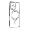 İphone 16 Kılıf Joke Simli Magneticsafe Kılıf - Gri