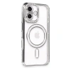 İphone 16 Plus Kılıf Joke Simli Magneticsafe Kılıf - Gri