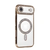 İphone 17 Air Joke Simli Magneticsafe Kılıf - Gold