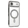 İphone 17 Air Joke Simli Magneticsafe Kılıf - Gümüş