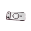 İphone 17 Air Joke Simli Magneticsafe Kılıf - Pembe