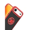 İphone 17 Air Montreal Yüzüklü  Kapak - Kırmızı