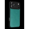 İphone 17 Pro Max Aras Deri Kapak - Açık Yeşil