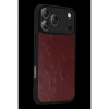 İphone 17 Pro Max Aras Deri Kapak - Bordo
